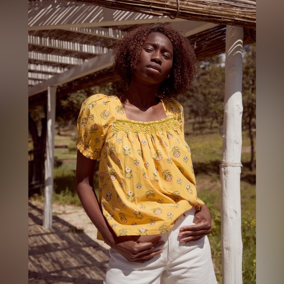 Tops - LAST FEW Sonmer $140 Golden Crochet Blouse